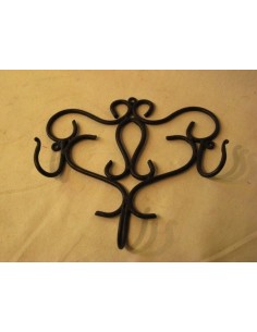 Crochet triple en fer forgé