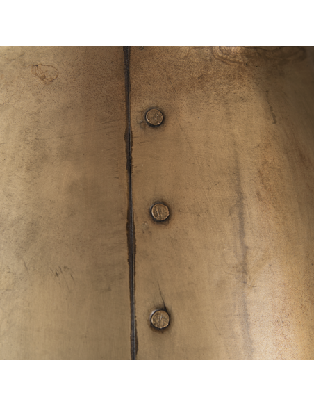 Jarre en métal brossé