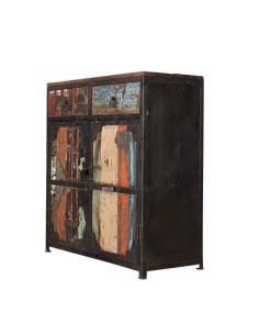 Desserte en bois recyclé...