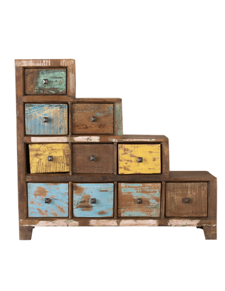 Meuble escalier petit recyclé