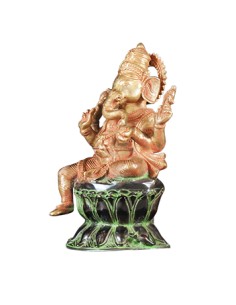 "Seated Ganesh" Bronze statue 2
