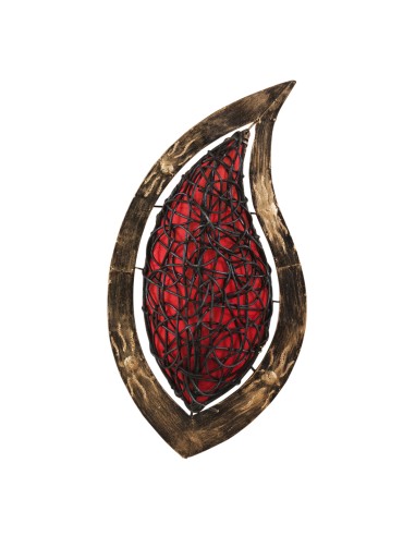 "Muttai" Wall light  - Red - Small