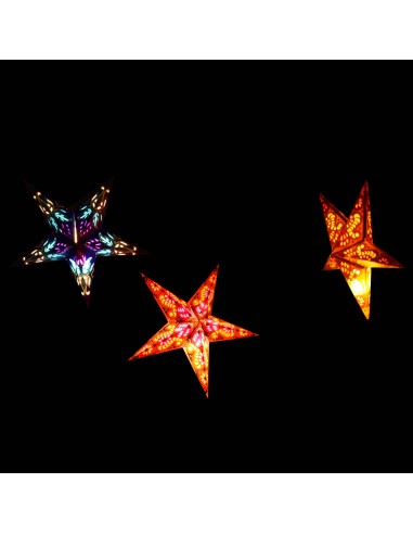 Lanterne De Noël Papier Pliable Suspendu