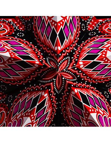 Partystern aus Recyclingpapier - Rot