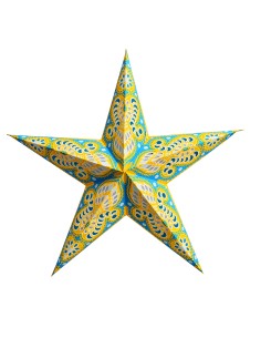 Etoile de fête en papier...