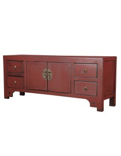 "Bojing" TV cabinet - Red