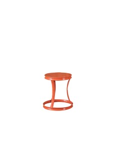 Tabouret en métal rond -