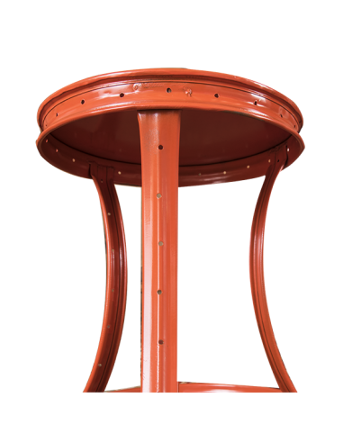 Stool méŽtal round -