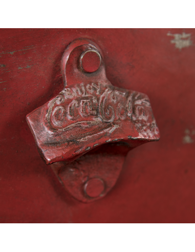 Square "Coca-Cola" metal cooler