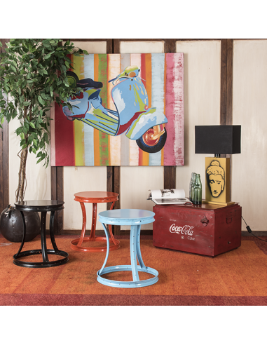 Square "Coca-Cola" metal cooler