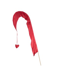 Flag "Jakarta" with base in bamboo -