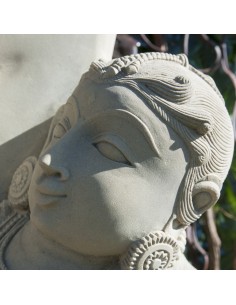 Sandsteinstatue "Krishna... 2