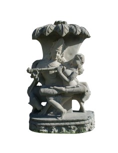 Sandsteinstatue "Krishna...