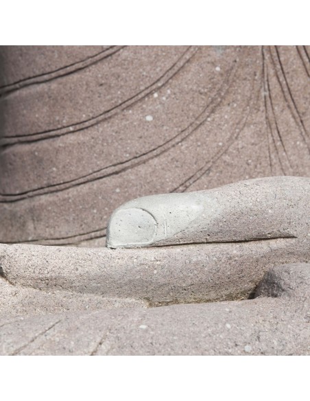 Buddha en mditation gant - H235x140x110