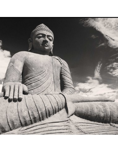 "Pekanbaru" Seated Buddha statue-...