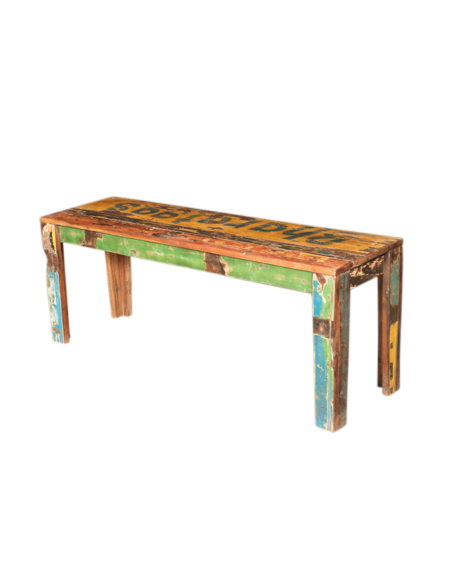 Wood bench recycé"WD "