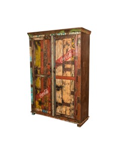 Schrank aus recyceltem holz "KALYANI "