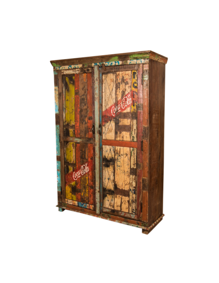 Armoire en bois recyclé "KALYANI "