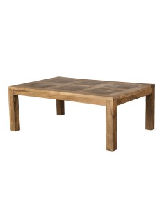 TABLE BASSE EN TECK RECTANGULAIRE "DAE-JUNG “
