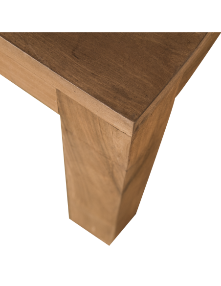 TABLE BASSE EN TECK RECTANGULAIRE "DAE-JUNG “