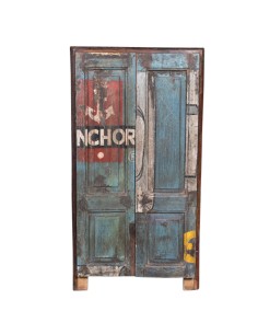 Cabinet, recycled wood "Kapil "