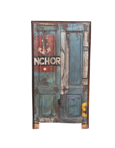 Cabinet, recycled wood "Kapil "