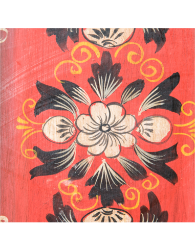 Table de chevet peinte