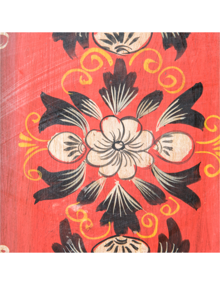 Table de chevet peinte