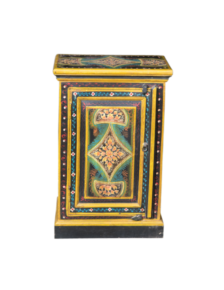 TABLE DE CHEVET PEINTE