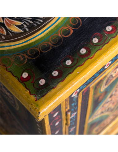 TABLE DE CHEVET PEINTE