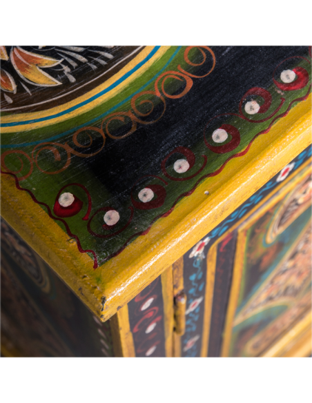 TABLE DE CHEVET PEINTE