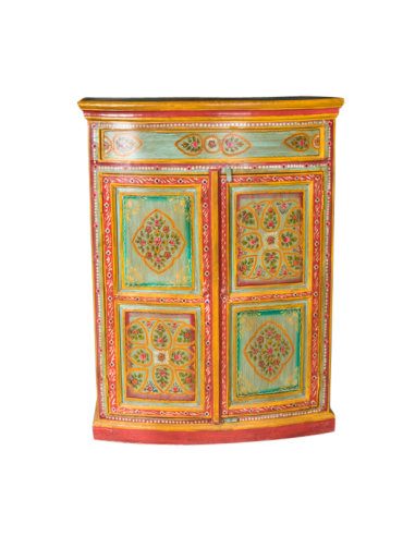 ARMOIRE RONDE PEINTE