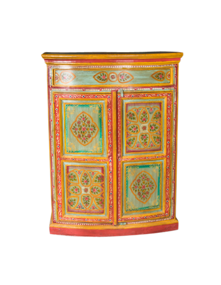 ARMOIRE RONDE PEINTE