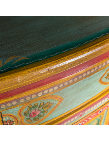 ARMOIRE RONDE PEINTE