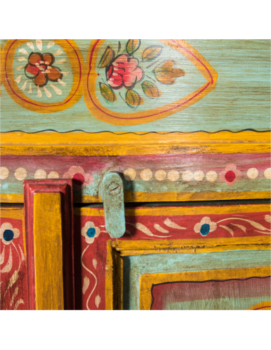 ARMOIRE RONDE PEINTE