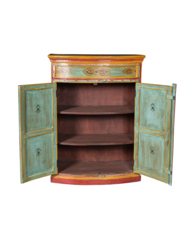 ARMOIRE RONDE PEINTE