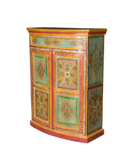 ARMOIRE RONDE PEINTE