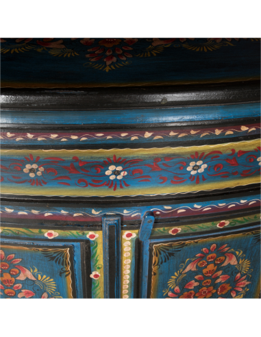 ARMOIRE RONDE PEINTE