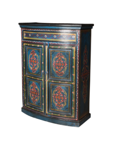 ARMOIRE RONDE PEINTE