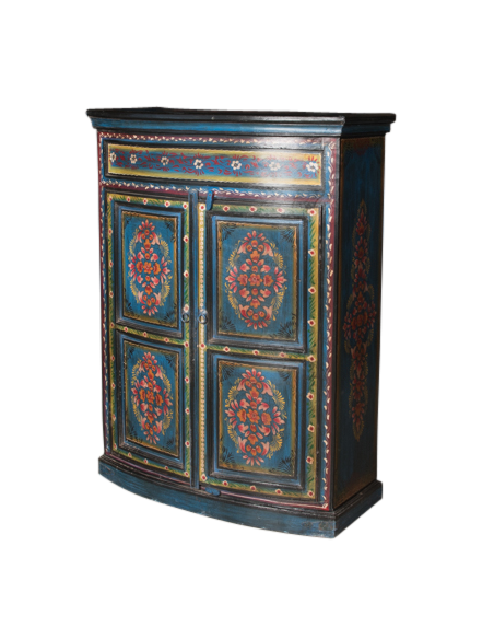 ARMOIRE RONDE PEINTE