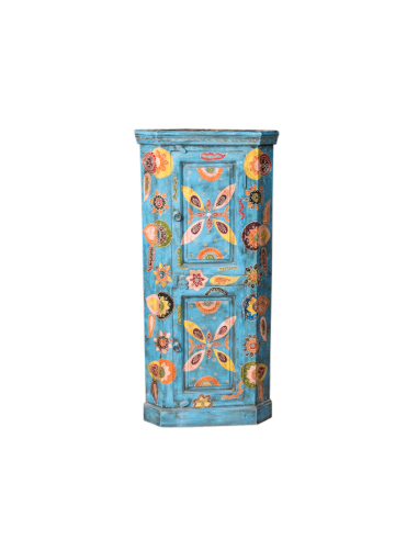 ARMOIRE D'ANGLE PEINTE