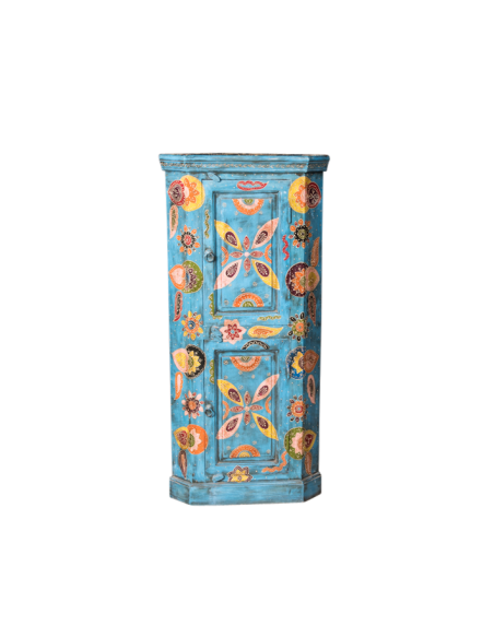 ARMOIRE D'ANGLE PEINTE