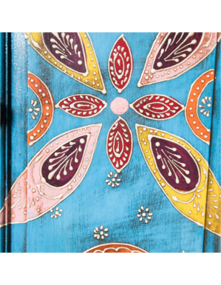 ARMOIRE D'ANGLE PEINTE