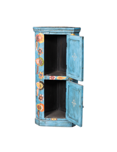 ARMOIRE D'ANGLE PEINTE