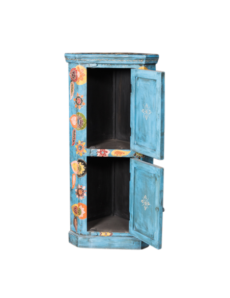 ARMOIRE D'ANGLE PEINTE