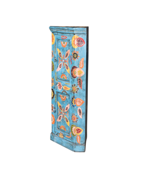 ARMOIRE D'ANGLE PEINTE