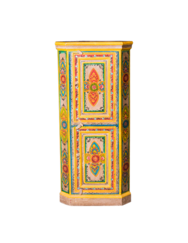 ARMOIRE D'ANGLE PEINTE