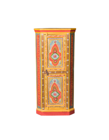 ARMOIRE D'ANGLE PEINTE