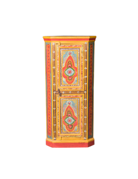 ARMOIRE D'ANGLE PEINTE