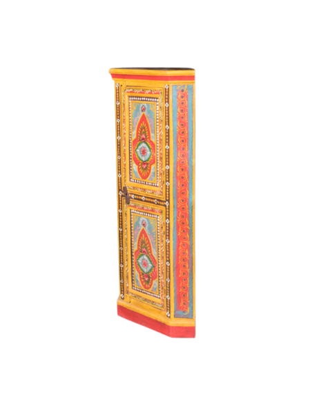 ARMOIRE D'ANGLE PEINTE